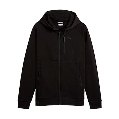 Puma PumaTECH Black Breathable Zip Running Hoodie Jacket 626143-01