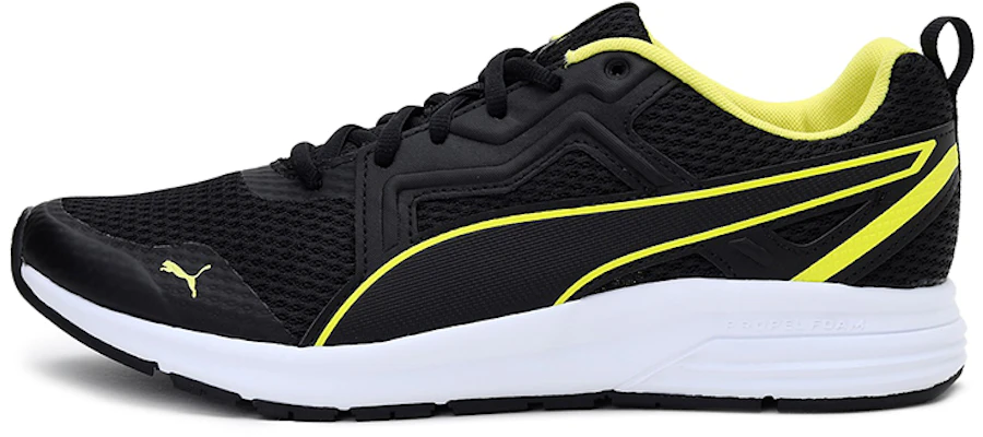Puma Pure Jogger PropleFoam Imeva Sneakers Zwart/Geel 369782-09 Buy Puma Pure Jogger PropleFoam Imeva Sneakers Zwart/Geel 369782-09