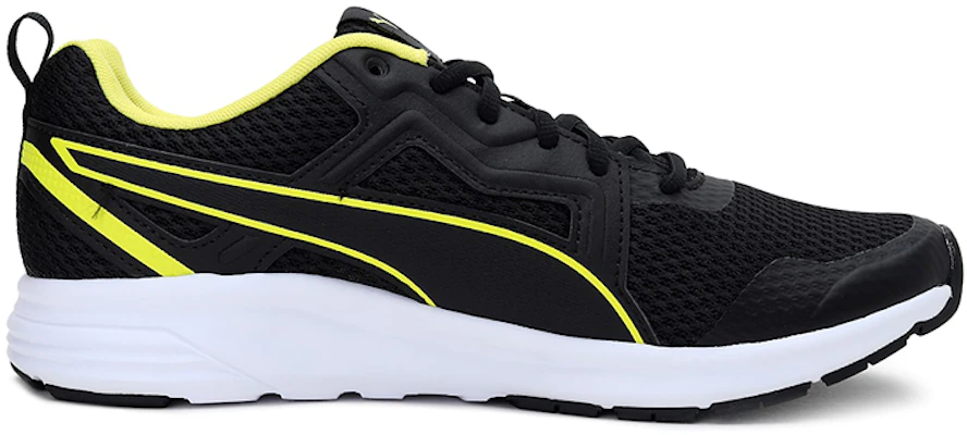 Puma Pure Jogger PropleFoam Imeva Sneakers Zwart/Geel 369782-09 Order Puma Pure Jogger PropleFoam Imeva Sneakers Zwart/Geel 369782-09