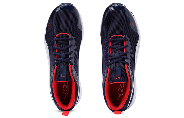 Lookbook Chaussures Puma Pure Jogger Bleu/Blanc 370545-03