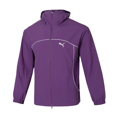 Puma Purple Breathable Long-Sleeve Running Training Jacket 628484-89