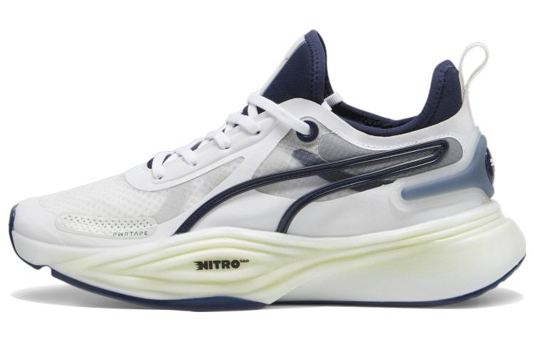 Buy PUMA Pwr Nitro Squared 減震防滑 低筒 跑步鞋 男款 白藍色