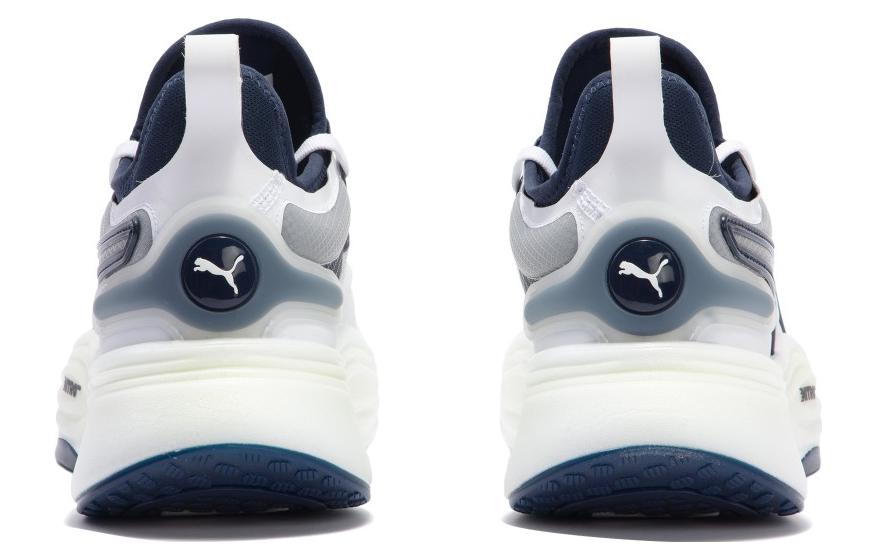 Shop PUMA Pwr Nitro Squared 減震防滑 低筒 跑步鞋 男款 白藍色