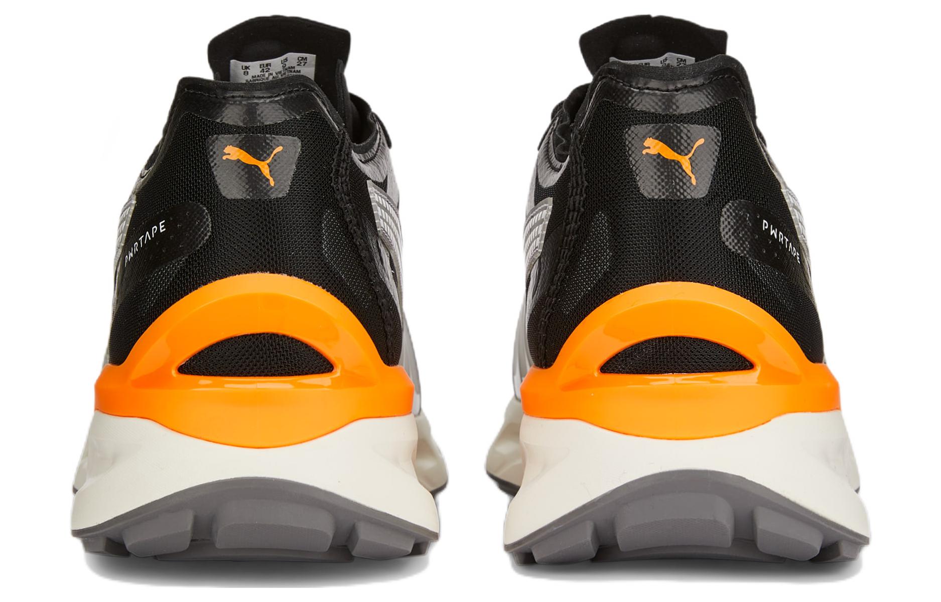 Details for Puma Pwrframe Aerogram Blaze 'Hitam Oranye Cerah' 387038-02