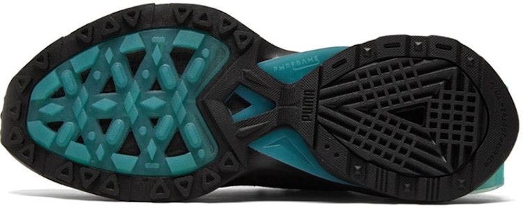 Puma PWRFrame OP-1 Equinox 'Hitam Elektro Aqua' 380698-02 Details for Puma PWRFrame OP-1 Equinox 'Hitam Elektro Aqua' 380698-02