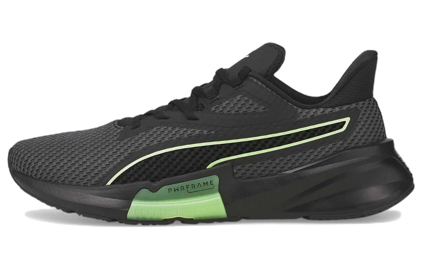 Puma PWRFrame TR Low 'Black Green'