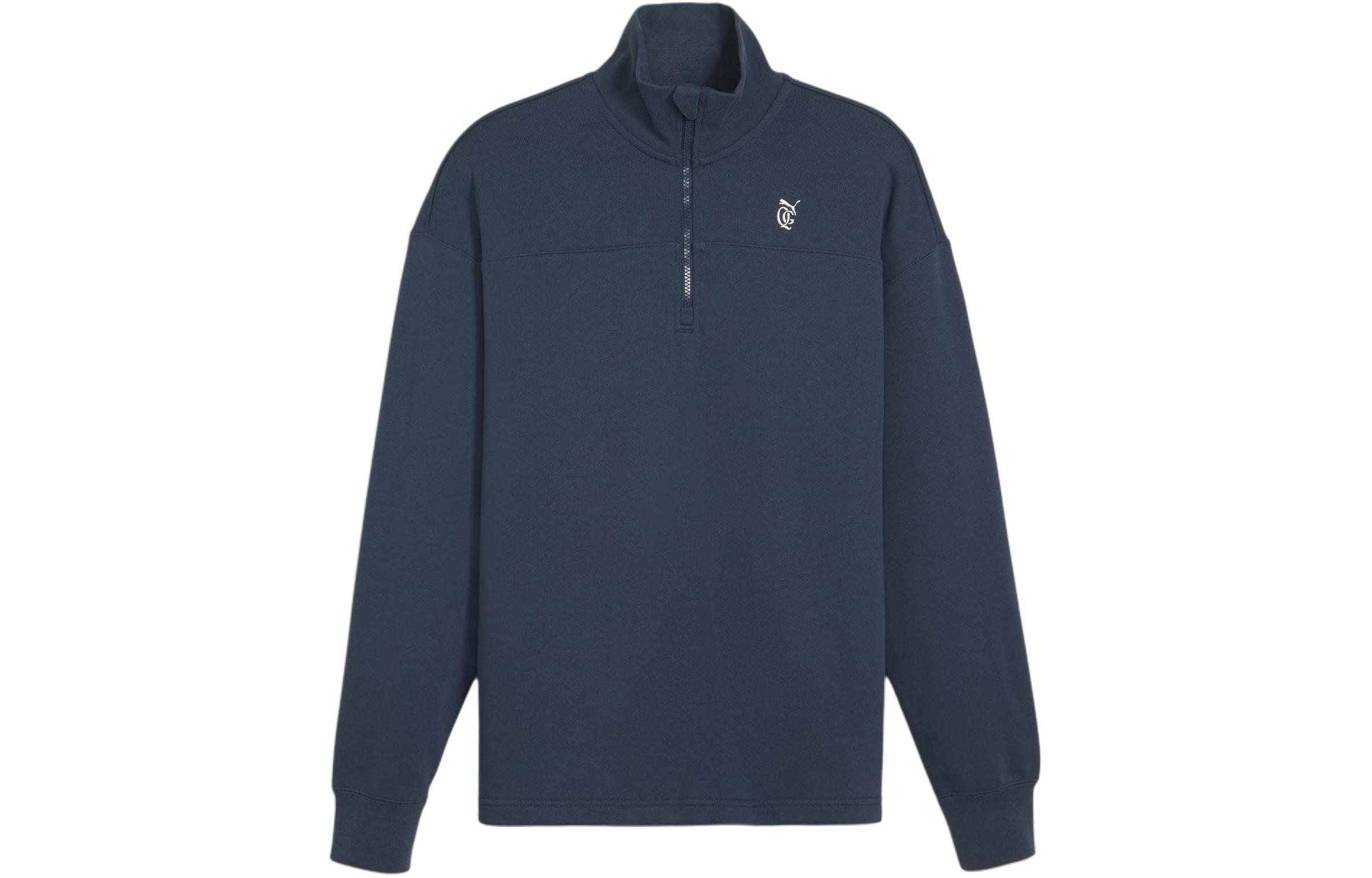 Puma Quiet Golf Club Ocean Blue Casual Relaxed Fit Stand Collar Jacket 625769-02