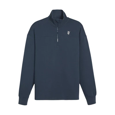 Puma Quiet Golf Club Ocean Blue Casual Relaxed Fit Stand Collar Jacket 625769-02
