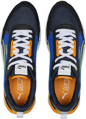 Puma R22 'Hitam Biru Oren' 383462-19 Shop Puma R22 'Hitam Biru Oren' 383462-19