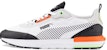 Puma R22 Rendah Putih Hitam Jingga 383057-04