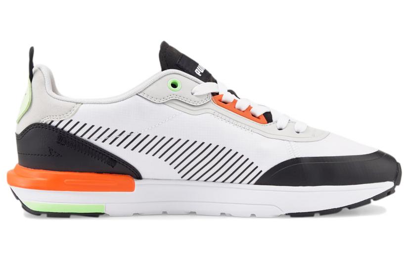 Puma R22 Low Top White Black Orange 圖 2