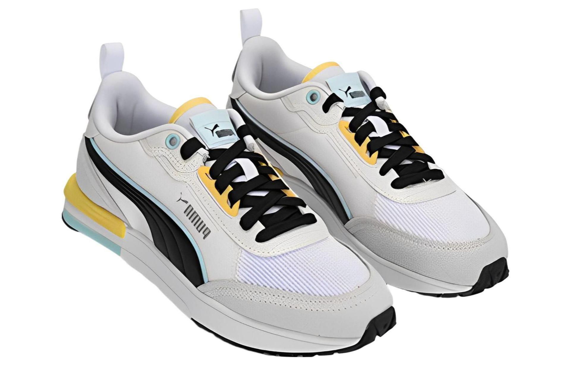 Shop Puma R22 'Putih Hitam Abu-abu Vaporous' 383462-17