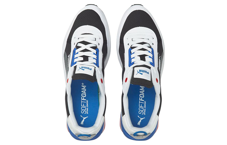 Lookbook Puma R22 Baskets Sport ''Noir Blanc'' 383057-03