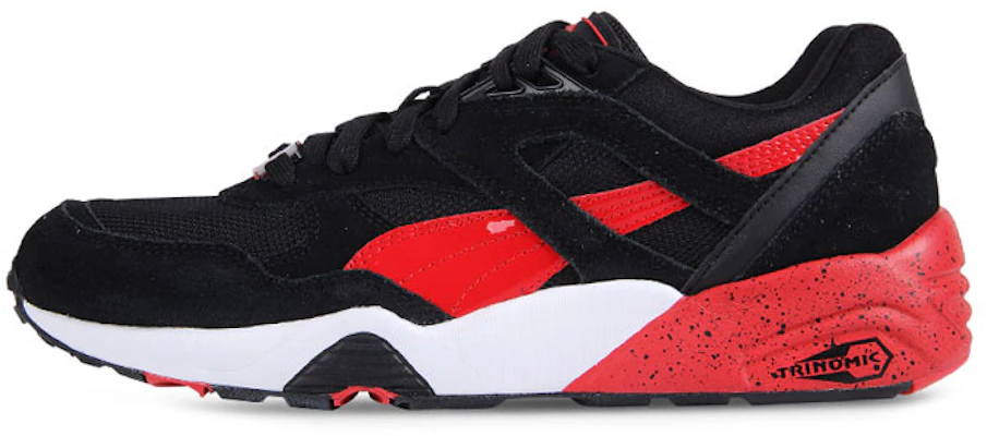 Puma R698 Block Low Top Running Shoes Black/Red 360030-02 Buy Puma R698 Block Low Top Running Shoes Black/Red 360030-02