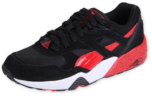 Puma R698 Block Low Top Running Shoes Black/Red 360030-02 Lookbook Puma R698 Block Low Top Running Shoes Black/Red 360030-02