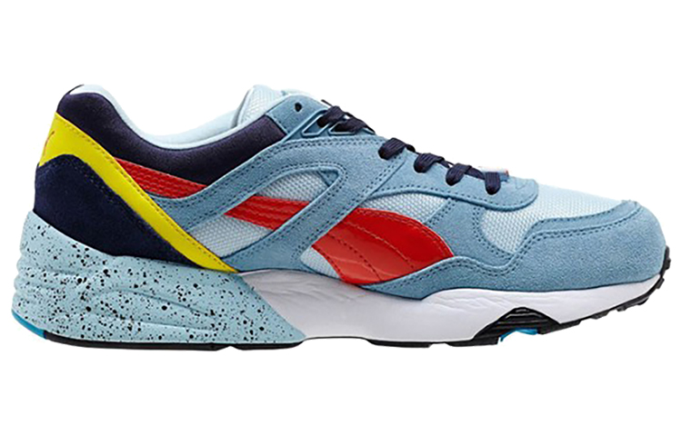 Puma R698 Block Low Top Running Shoes Red/White/Blue/Purple 圖 2