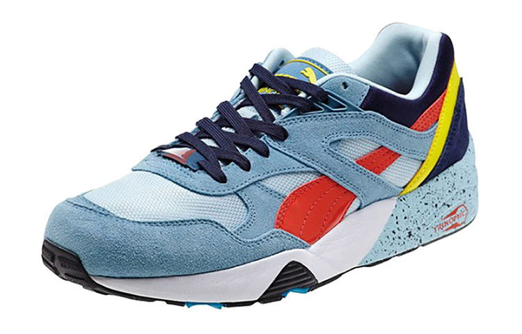 Puma R698 Block Low Top Running Shoes Red/White/Blue/Purple 圖 3