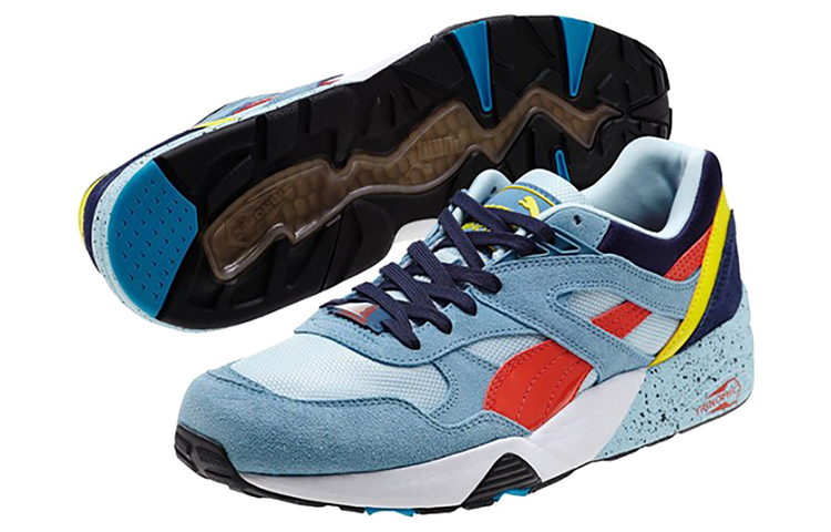 Puma R698 Block Low Top Running Shoes Red/White/Blue/Purple 圖 4