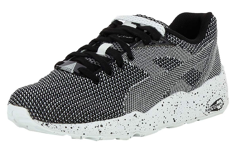 Lookbook 彪馬 R698 Knit Speckle 耐磨減震 低幫運動鞋 黑白