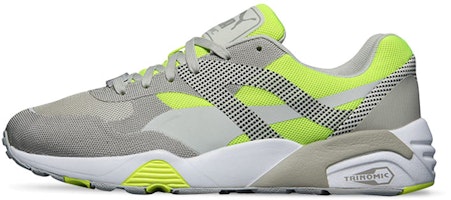 Puma R698 Progressive Lace Up Running Shoes Grey/Green 362046-02 Puma R698 Progressive Lace Up Running Shoes Grey/Green 362046-02