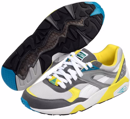 Puma R698 Trinomic 輕便透氣休閒運動鞋 灰黃 Shop Puma R698 Trinomic 輕便透氣休閒運動鞋 灰黃