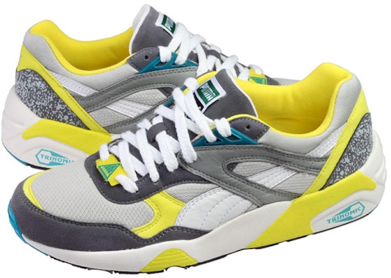 Puma R698 Trinomic Sneakers Grey/Yellow 357837-09 Order Puma R698 Trinomic Sneakers Grey/Yellow 357837-09