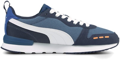 PUMA R78 輕便 低筒 運動休閒鞋 男女同款 藍白橙 Order PUMA R78 輕便 低筒 運動休閒鞋 男女同款 藍白橙