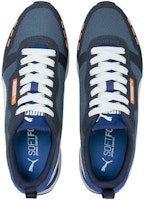 PUMA R78 輕便 低筒 運動休閒鞋 男女同款 藍白橙 Shop PUMA R78 輕便 低筒 運動休閒鞋 男女同款 藍白橙