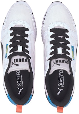 Puma R78 Neon 輕便低筒運動休閒鞋 男女同款 黑白橙 Lookbook Puma R78 Neon 輕便低筒運動休閒鞋 男女同款 黑白橙
