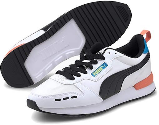 Puma R78 Neon 輕便低筒運動休閒鞋 男女同款 黑白橙 Purchase Puma R78 Neon 輕便低筒運動休閒鞋 男女同款 黑白橙