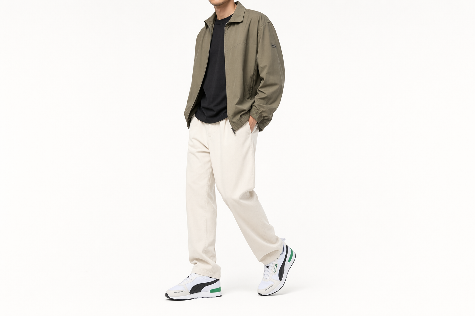 Order PUMA R78 防滑耐磨 低筒 運動休閒鞋 男女同款 白黑綠