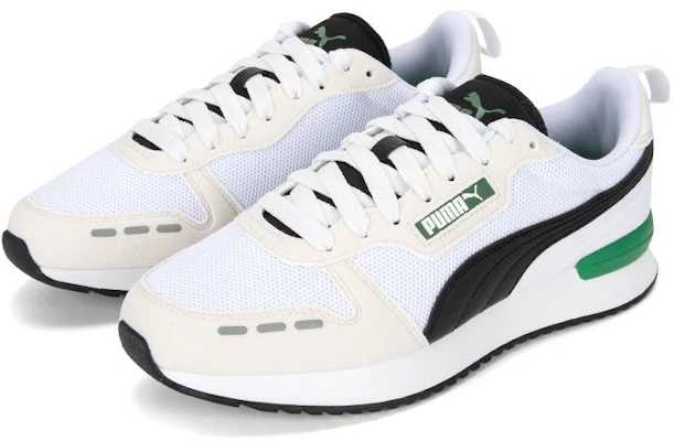 PUMA R78 防滑耐磨 低筒 運動休閒鞋 男女同款 白黑綠 Shop PUMA R78 防滑耐磨 低筒 運動休閒鞋 男女同款 白黑綠