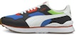 Kasut Lari Rendah Puma R78 Futr Hitam/Putih/Biru 374895-13