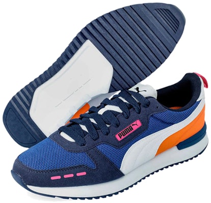 彪马R78休闲运动鞋 蓝橙白色款 373117-22 Lookbook 彪马R78休闲运动鞋 蓝橙白色款 373117-22