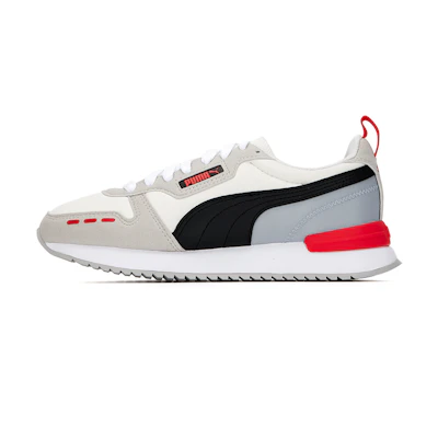 Puma R78 Mesh 'Vaporous Grey High Risk Red'