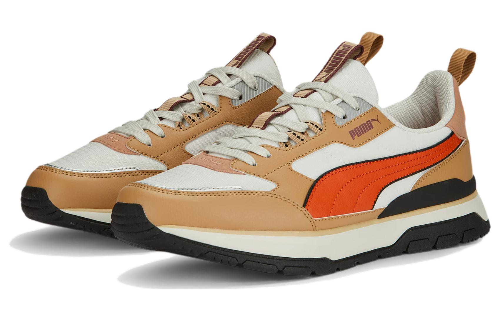 Lookbook PUMA R78系列 Trek 防滑耐磨 低筒 跑步鞋 男女款 白橙