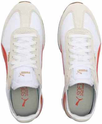 PUMA R78 Wind Nylon 防滑耐磨 低筒 運動休閒鞋 男女同款 白紅 Shop PUMA R78 Wind Nylon 防滑耐磨 低筒 運動休閒鞋 男女同款 白紅