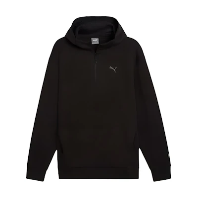 Puma RAD/CAL Black Pullover Hoodie with Small Logo - Soft Solid Color 681620-01