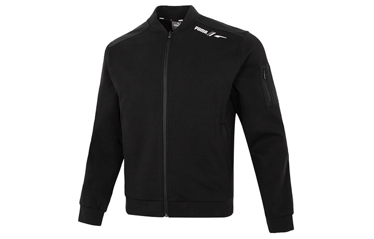 Puma Rad/Cal Bomber Jacket Full-Zip Casual Sports Outerwear Black 849311-01