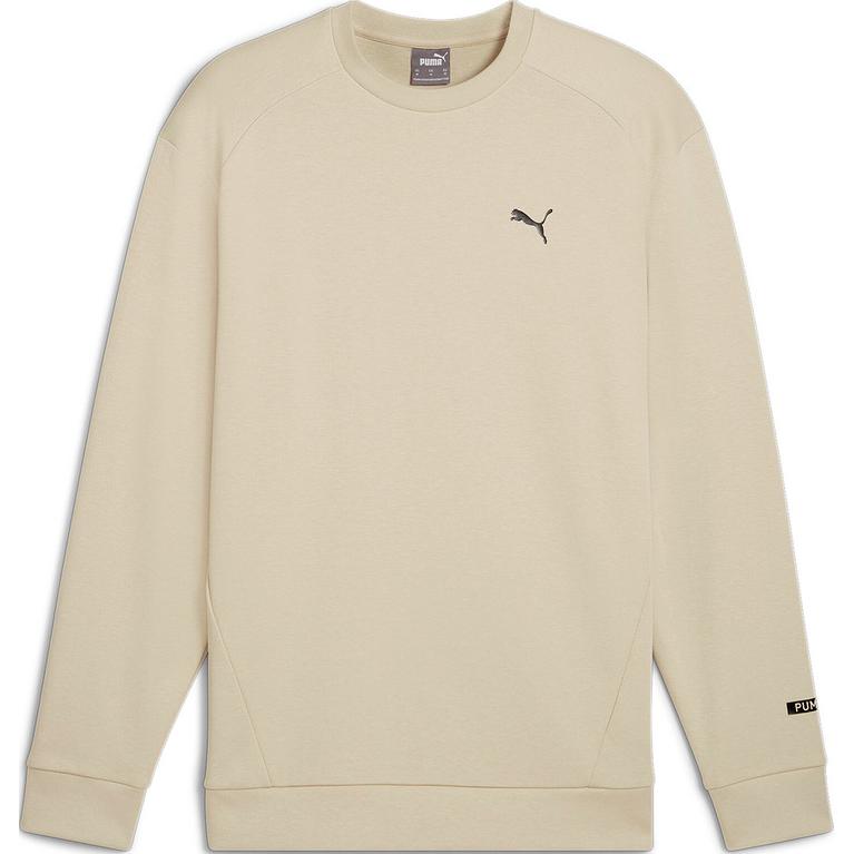 Puma RAD/CAL DK FW24 Beige Crewneck Sweatshirt Casual Comfort Style 684186-68