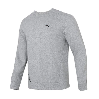 Puma Rad/Cal Grey Crewneck Sweatshirt with Logo Print 675705-04