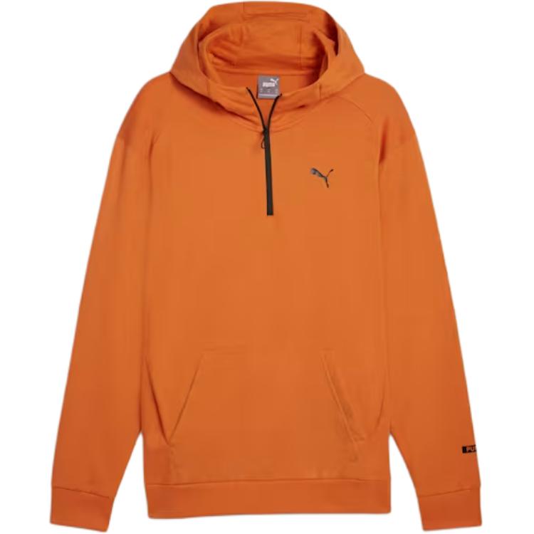 Puma RAD/CAL Orange Hoodie - Solid Color, Comfortable & Breathable 681620-20