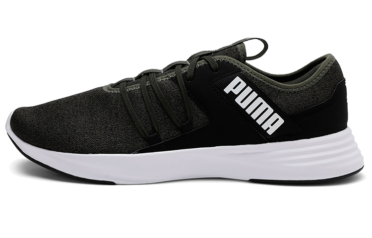 Puma Radiate Low Alt Low Top Running Shoes Green/Black/White 193157-03