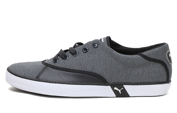 Puma Rally Match Vintage Casual Low Top Board Shoes Grey 350416-01
