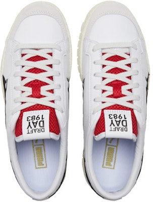 PUMA Ralph Sampson 70 Lo Draft 低筒 板鞋 男女均適 白黑紅 Shop PUMA Ralph Sampson 70 Lo Draft 低筒 板鞋 男女均適 白黑紅