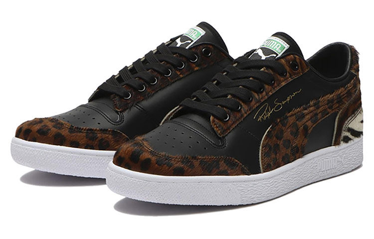 Puma Ralph Sampson Law Mj Leopard Black/White Casual Board Shoes 圖 2
