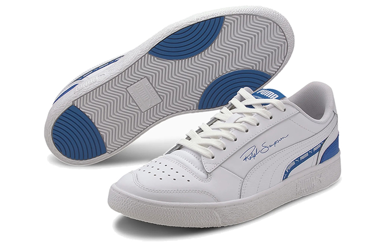 Puma Ralph Sampson Lo Woven Casual Sneakers White/Blue 圖 5