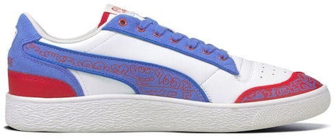 Sepatu Kasual Puma Ralph Sampson Mr Doodle Putih/Biru/Merah 380539-01 Order Sepatu Kasual Puma Ralph Sampson Mr Doodle Putih/Biru/Merah 380539-01