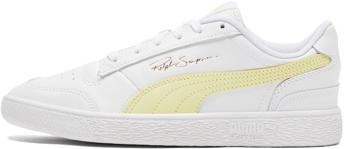 PUMA Ralph Sampson 防滑透氣 低幫 板鞋 男女同款 白黃 Buy PUMA Ralph Sampson 防滑透氣 低幫 板鞋 男女同款 白黃