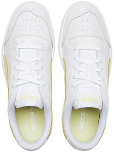 PUMA Ralph Sampson 防滑透氣 低幫 板鞋 男女同款 白黃 Shop PUMA Ralph Sampson 防滑透氣 低幫 板鞋 男女同款 白黃